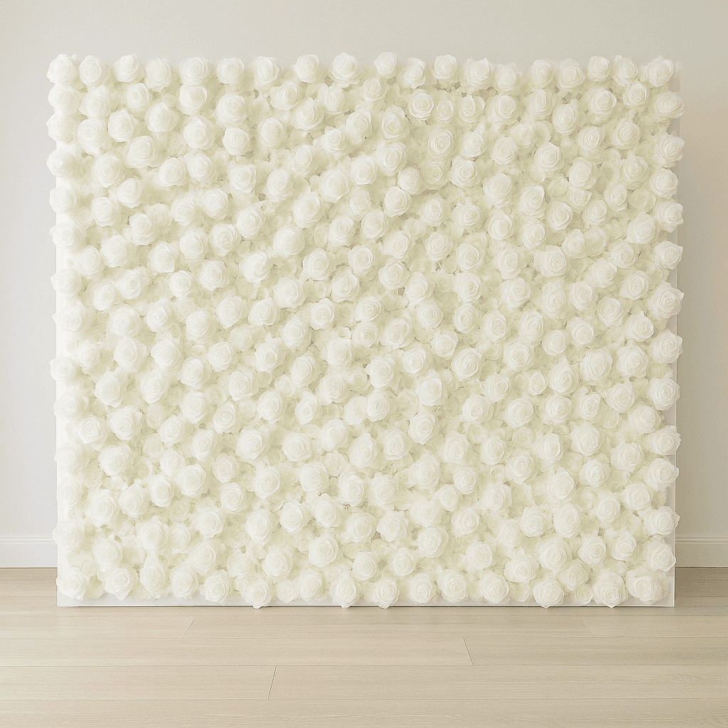 White Flower Wall